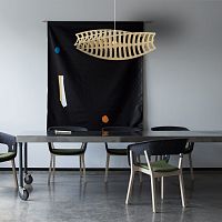 Pendant lamp TORUaluminumbambooplywood