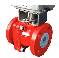 Ball valve SPHERON9®leverfor controlshut-off