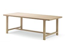 Contemporary table EMEAoakoak baserectangular