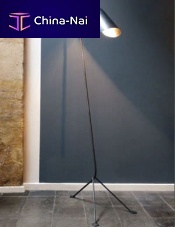 Floor-standing lamp ASAsteelcontemporarywireless
