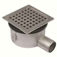 Stainless steel shower drain 110.300.050