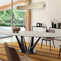 Pendant lamp DORIENNElacquered metalmethacrylatecontemporary