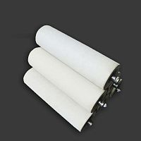 Ceramic conveyor roller steel