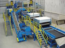 PET recycling unit