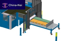 Cutting machine sorting table
