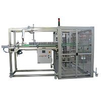 High level infeed palletizer for bottlesautomatic