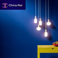 Pendant lamp LAMPION ONEglassPVCtraditional
