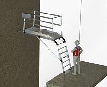 Elevator shaft platform PAT 1700/3000mobilefor construction site