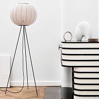 Floor-standing lamp KNIT-WITfabriccontemporarycorded