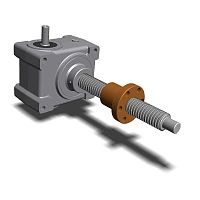 Rotating screw jack HR10 seriescubic