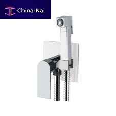 Toilet hand shower 185AVWsquarechrome-plated brasscontemporary