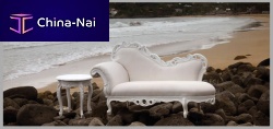 New Baroque design daybed 656-Afabricfor outdoor use