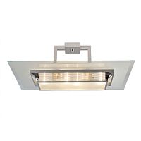 Art Deco ceiling light PARIS II ART. B26rectangularglassnickel