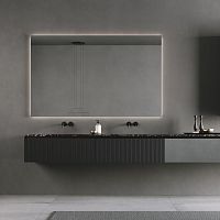 Double washbasin cabinet Moodewall-hungwoodenmetal