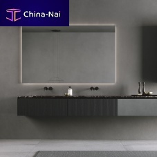 Double washbasin cabinet Moodewall-hungwoodenmetal
