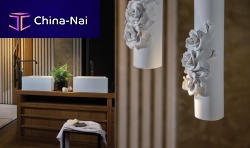 Pendant lamp CAPODIMONTEceramicArt Nouveaucorded