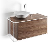 Wall-hung washbasin cabinet GRELA : 8262.03woodencontemporary