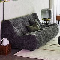 Contemporary sofa 1965fabricgrayplywood