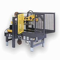 Adhesive tape case sealer semi-automatic