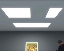 Recessed ceiling light fixture PANELEDLEDsquarerectangular
