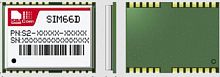GNSS module with active antenna SIM66D-RGPSGLONASSQZSS