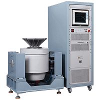 Vibration test equipment batteryfor electronic componentsfor the automotive industry