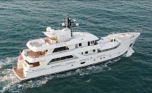 Cruising super-yacht M/Y Bataiexplorerwheelhousedisplacement