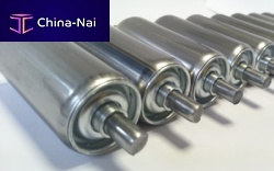 Slip-on conveyor roller PVCsteelstainless steel