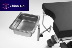 Surgery table-mounted surgical basin stand 201571stainless steel