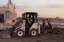 Rigid backhoe loader HMK 62SScompactmini
