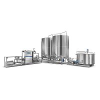Powdered milk processing line