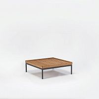 Original design coffee table LEVELwoodenaluminumsquare