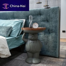 Original design side table AMBROGIOHPLplasticround