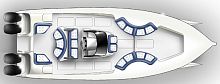 Center console catamaran Wavepierceroutboardsport-fishing