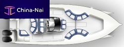 Center console catamaran Wavepierceroutboardsport-fishing