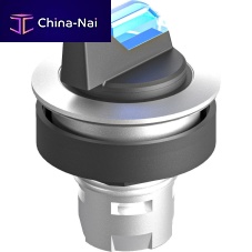 Selector switch RRJSTAL_BLsingle-poleIP65momentary