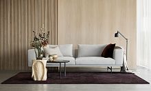 Contemporary sofa VIPP610woolleatherwooden