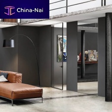 Flush door GAIAinterioraluminumfabric
