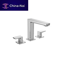 Double-handle washbasin mixer tap 140CR4440countertopmetalbathroom