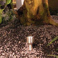 Floor spotlight MAXISPOT LEDhalogenround