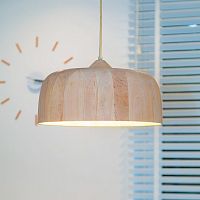 Pendant lamp GOMPOLwoodencontemporarycorded