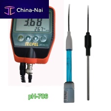 Portable pH meter pH-706processwith spear electrode
