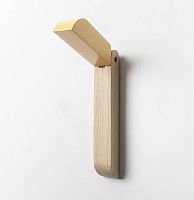 Contemporary coat hook TOUCANbeechsolid woodindividual