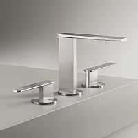 Double-handle washbasin mixer tap AYL15countertopstainless steelbathroom