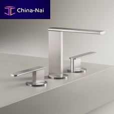Double-handle washbasin mixer tap AYL15countertopstainless steelbathroom