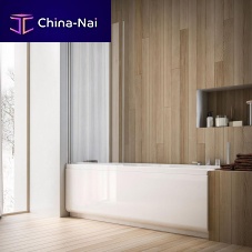 Swing bath screen SOHO QSleft handtempered glass1 panel