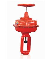 Pneumatic valve actuator 957linearmembranesingle-acting