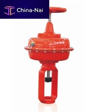 Pneumatic valve actuator 957linearmembranesingle-acting
