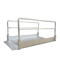 Folding access gangway aluminum