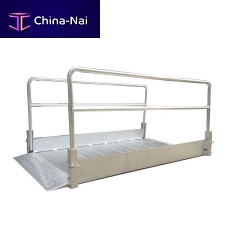 Folding access gangway aluminum